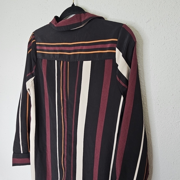 Who What Where Longline Multi Color Shirt Career Dress Size XS - Picture 9 of 12